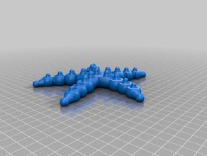 my customized starfish animals 3d print model - Mito3D