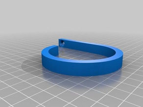 my customized wire hanging hook screw mount organization 3d print model - Mito3D