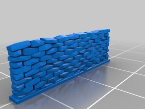 meu personalizados parede de pedra 2 adereços 3d print model - Mito3D