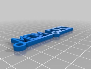 mom dad keychains customized 3d print model - Mito3D