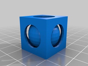 golf ball box math Kunst angepasst 3d print model - Mito3D
