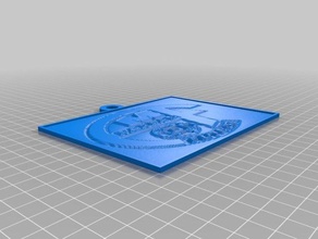 mfc-futbol club 2d Kunst angepasst 3d print model - Mito3D
