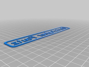 christopher name-tag Zeichen logos angepasst 3d print model - Mito3D