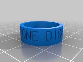 1d rings customized 3d print model - Mito3D