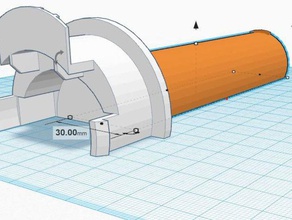 ultimaker 2 filamento titolare rulli piccoli fori di diametro 3d la stampante accessori supporto della bobina porta rotolo jet ultimaker2 3d print model - Mito3D