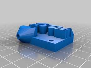 kossel carriage integrated belt clips open belts 3d printer parts gt2 3d print model - Mito3D