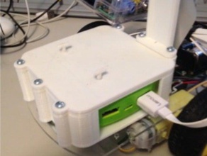 batteria alloggiamento la robotica titolare lepow 3d print model - Mito3D