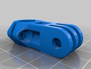 ski clamp camera customized 3d print model - Mito3D