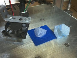 half skew cube 3d printing tests 3d print model - Mito3D