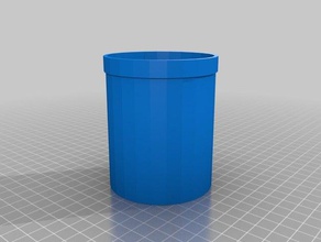 pencilpaintbrush cup organization glass holder 3d print model - Mito3D