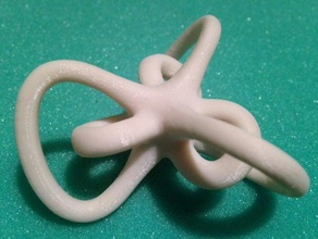 six handles math art 3dhubs algebraic topology gift sculpture 3d print model - Mito3D