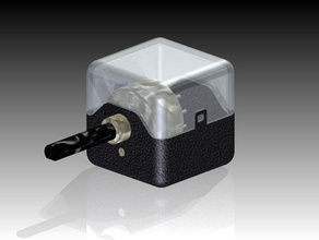 up mini temperature mod 12 position switch 40x40mm clip lock enclosure 3d printer accessories 3d print model - Mito3D