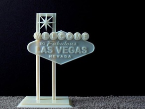 las vegas segno aggiornamento i segni loghi 3d La stampa la competizione gizmodo gromfrog famiglia modello il monte objet sketchup supportless giocattolo 3d print model - Mito3D