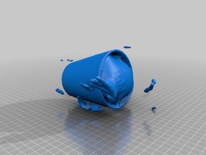 kahve kupa mok sanat makerbotdigitizer tarama 3d print model - Mito3D