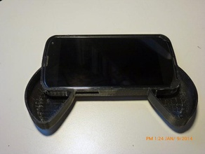 nexus 4 joystick caso mobile telefono controller gamepad 3d print model - Mito3D