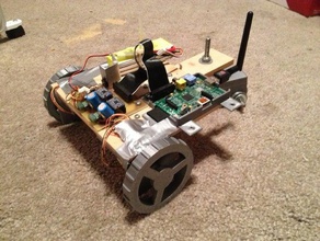 rover raspberry pi üzerinde rc araçlar 3d print model - Mito3D