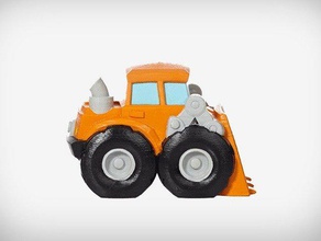 sturdy scooper vehicles toy truck 3d print model - Mito3D