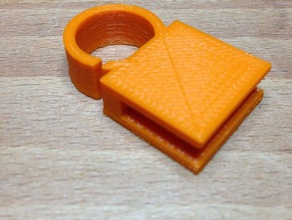 tube clip creatr 3d printer accessories leapfrog 3d print model - Mito3D