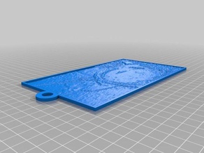 sable lithopane 2d art personalizado 3d print model - Mito3D