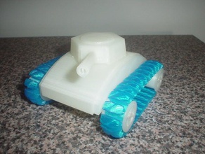 stretchlet tank toys games 3d print model - Mito3D