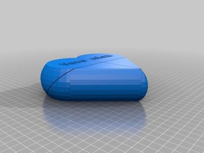 vero secreto del corazón interactivo personalizado 3d print model - Mito3D