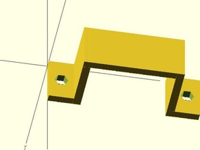 openscad simple parameterised bracket parts 3d print model - Mito3D