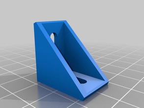 parametric l-bracket replacement parts corner customizer fix flatpack joint makeentry shelf 3d print model - Mito3D