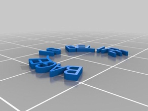 bagel belife moedas emblemas personalizado 3d print model - Mito3D