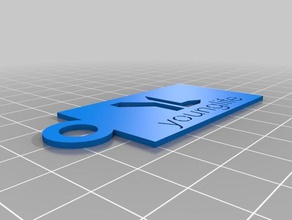young life keychain other 3d print model - Mito3D