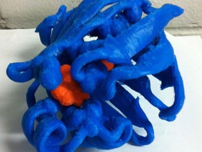 bakım-bağlayıcı protein biyoloji model doğru bağlayıcı 3d print model - Mito3D