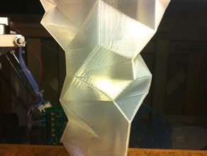 décimé vase cylindrique les conteneurs 3d print model - Mito3D