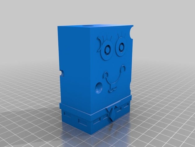 sponge bob puntelli 3D print model - Mito3D