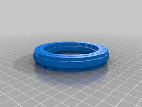 anillo de costumbre la moda personalizado 3d print model - Mito3D