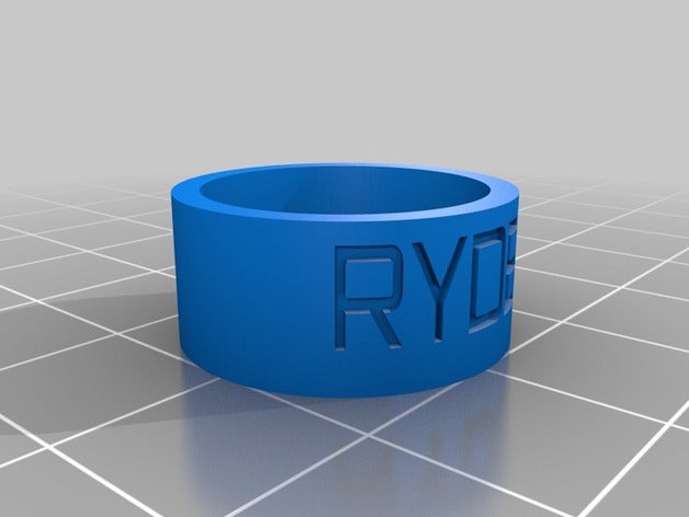 ryder les anneaux personnalisé 3D print model - Mito3D