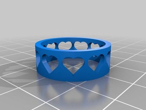 slagle love rings customized 3d print model - Mito3D