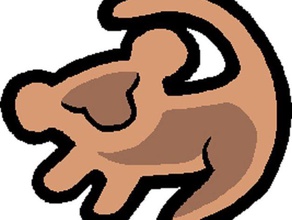 lion king simba symbol other logo 3d print model - Mito3D