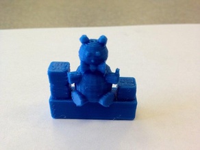 teddy bear hayvanlar şehrinde eğitim oyuncak 3d print model - Mito3D