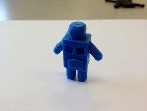pequeño robot modelo los robots juguete 3d print model - Mito3D