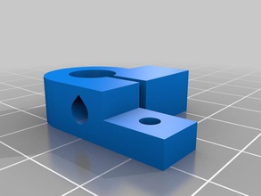 printrbot y-bar-end y-fine-stop trigger 3d la stampante parti openscad 3d print model - Mito3D