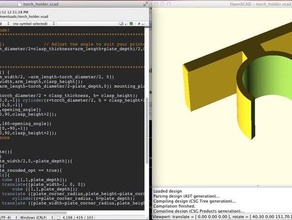 openscadtextwrangler language module tools openscad editor 3d print model - Mito3D