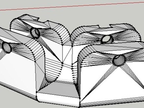 45 degree angle bracket mendel prusa 3d printer parts 3d print model - Mito3D