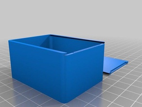 casella di scorrimento superiore i contenitori personalizzato 3d print model - Mito3D