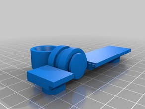 printrbot einfache Stab-STABILISATOR-filament-Halter 3d Drucker - Zubehör STABILISATOR 3d print model - Mito3D