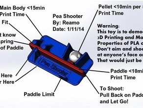 pea shooter toys games toysgames 3d print model - Mito3D