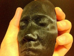 my face people head scan 3d print model - Mito3D