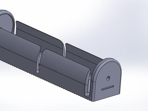 aaa unique support de batterie fonctionnelle ventilateur plafond contrepoids le bricolage cieling pouce la sellerie 3d print model - Mito3D