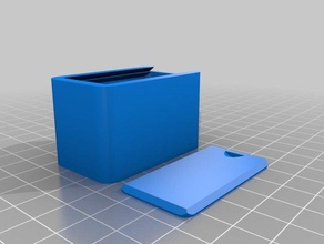 meine angepasste Runde box mit Deckel Container 3d print model - Mito3D
