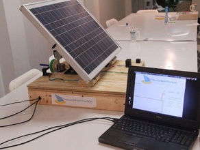 heliowatcher de la máquina herramientas energía gps poder solar carpintería 3d print model - Mito3D