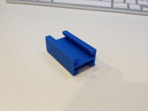nerf çift silah bağlayıcı mekanik oyuncaklar basit 3d print model - Mito3D