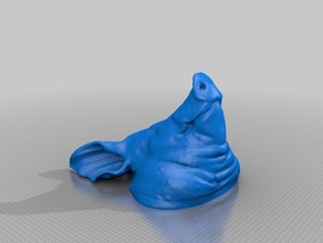 pig head sense3d scan animals pork yummy 3d print model - Mito3D